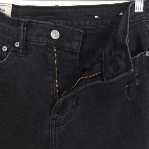 Abercrombie & Fitch Men’s Skinny Advanced Stretch Jeans Distressed Black 29x30 - Picture 11 of 14